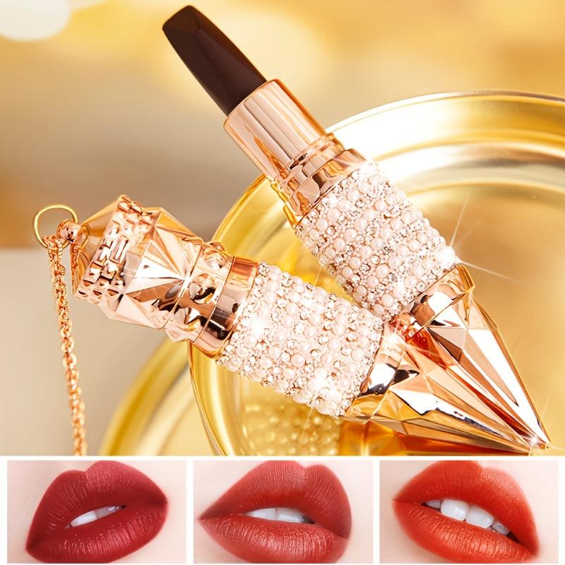 Waterproof 3-in-1 Matte Lipstick - Velvet Texture Moisturizing Lipstick