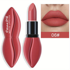 Velvet Matte Lipstick Set, 10 Colors, Long-Lasting Formula