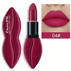 Velvet Matte Lipstick Set, 10 Colors, Long-Lasting Formula