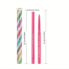 Long Lasting Eyeshadow Pencil with Glitter Waterproof Eyeliner Stick