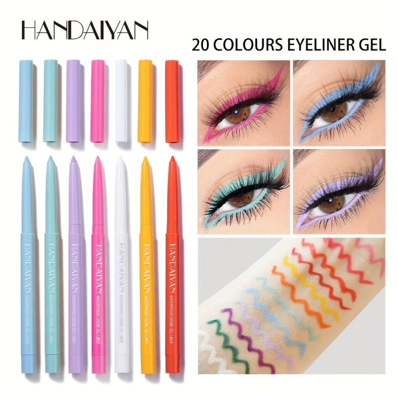 Long Lasting Eyeshadow Pencil with Glitter Waterproof Eyeliner Stick