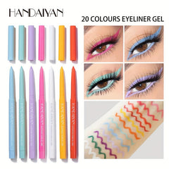 Long Lasting Eyeshadow Pencil with Glitter Waterproof Eyeliner Stick