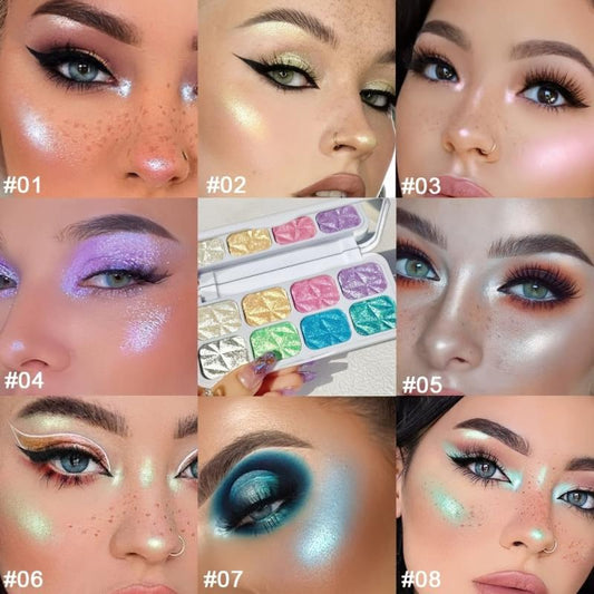 Macaron Polarized Bright Highlighter Palette Powder