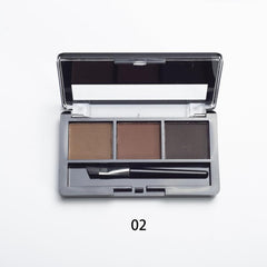 3-Color Eyebrow Powder Palette Matte Finish