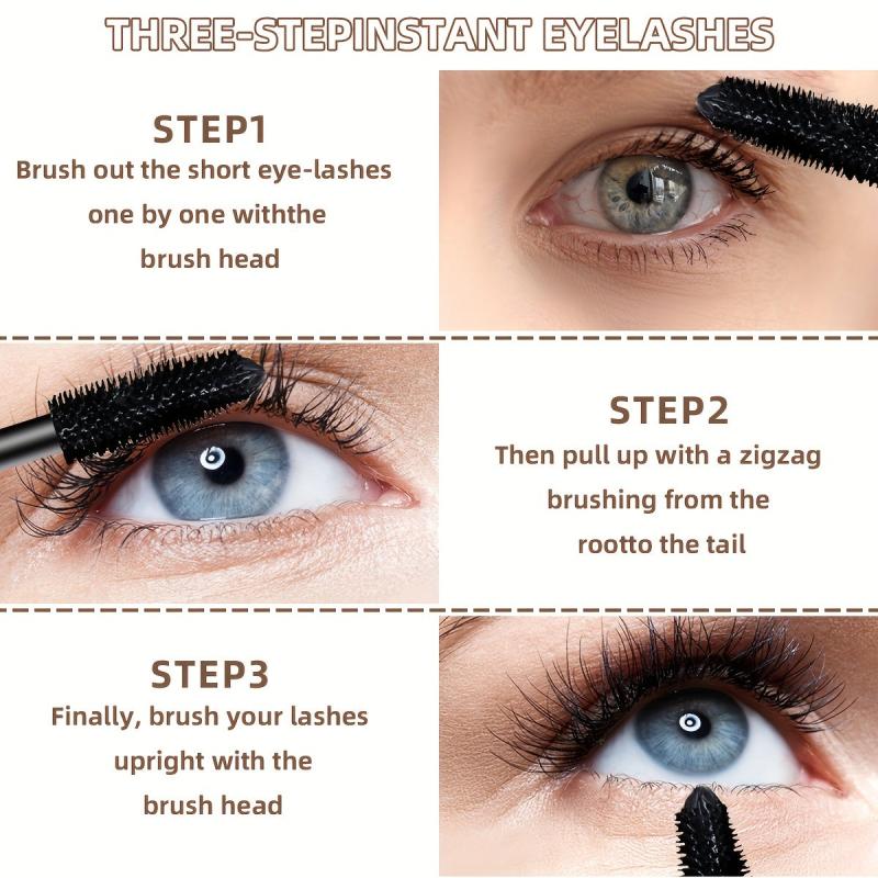 4D Waterproof Mascara Thickens & Lengthens Lashes Extension Long Lasting