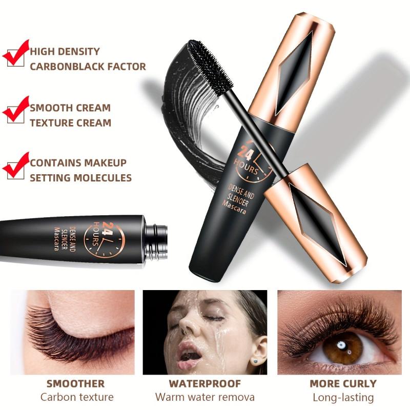 4D Waterproof Mascara Thickens & Lengthens Lashes Extension Long Lasting