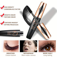 4D Waterproof Mascara Thickens & Lengthens Lashes Extension Long Lasting