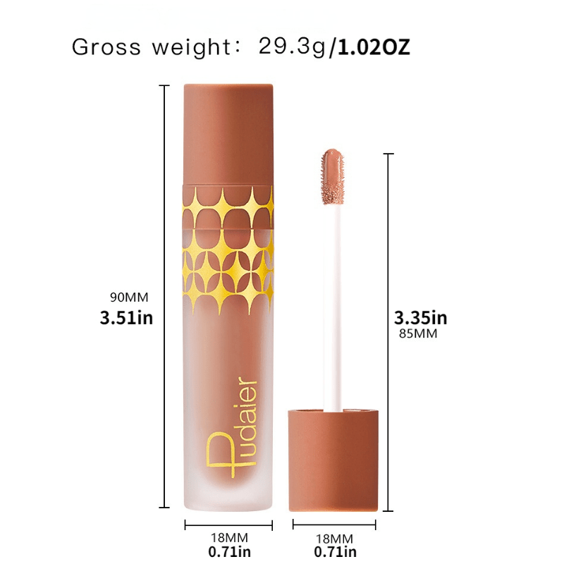 Pearly Lip Gloss Non Sticky Liquid Lipstick in 20 Colors