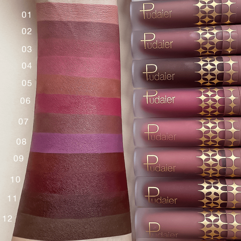 Pearly Lip Gloss Non Sticky Liquid Lipstick in 20 Colors