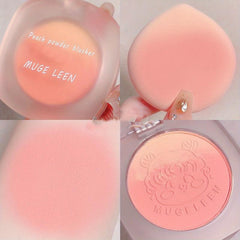 Gradient Blush Palette Waterproof Shimmer Blush Powder