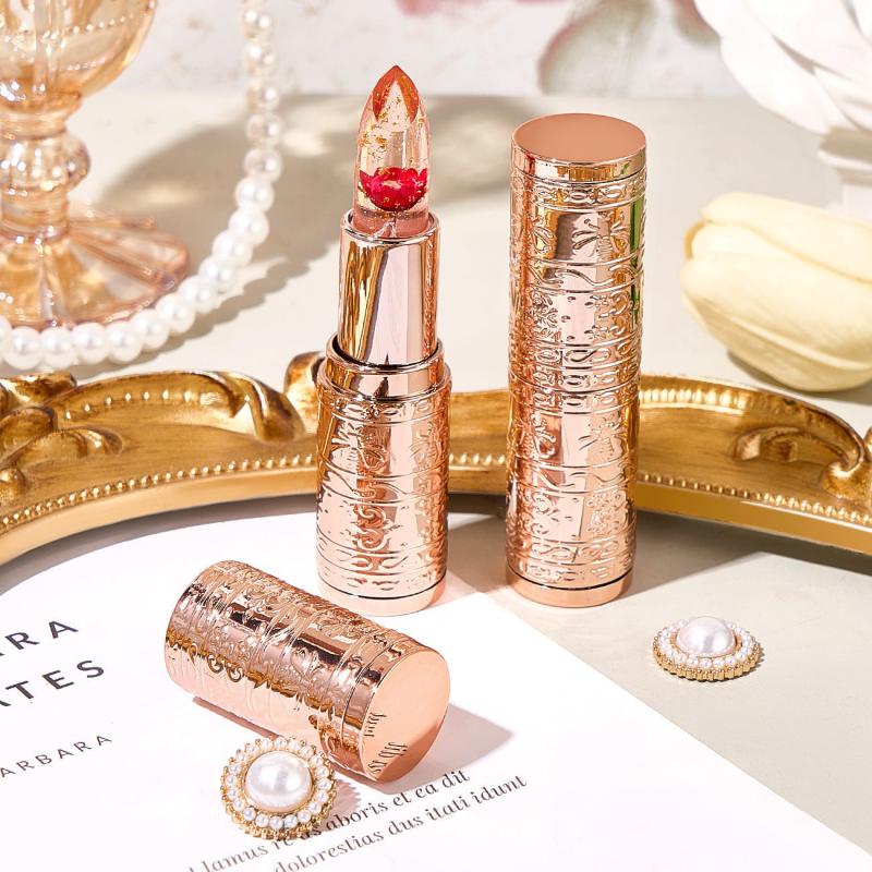 Magic Jelly Flower Lipstick Temperature Changing Lip Gloss