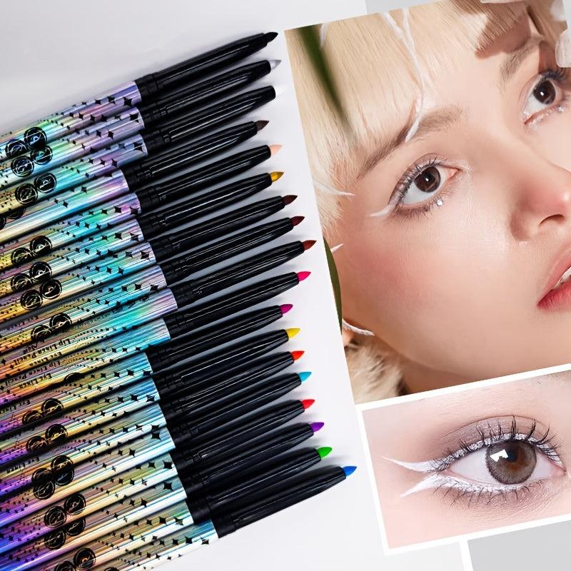 Monochrome Eyeliner Pen Dual Use Gel Pen 18 Colors