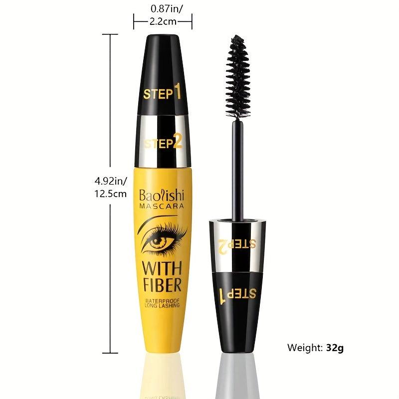 Waterproof 4D Mascara for Volumized Lashes