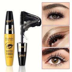 Waterproof 4D Mascara for Volumized Lashes
