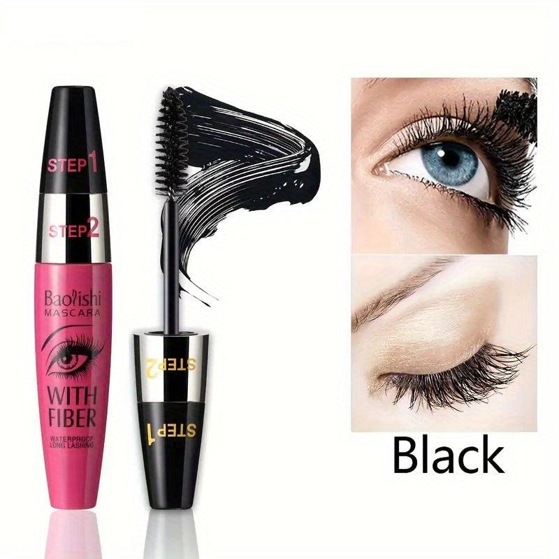 Waterproof 4D Mascara for Volumized Lashes