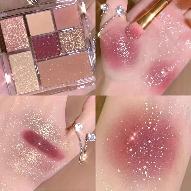 7 Eyeshadow Palette Earth Tone Pearly & Matte Finish