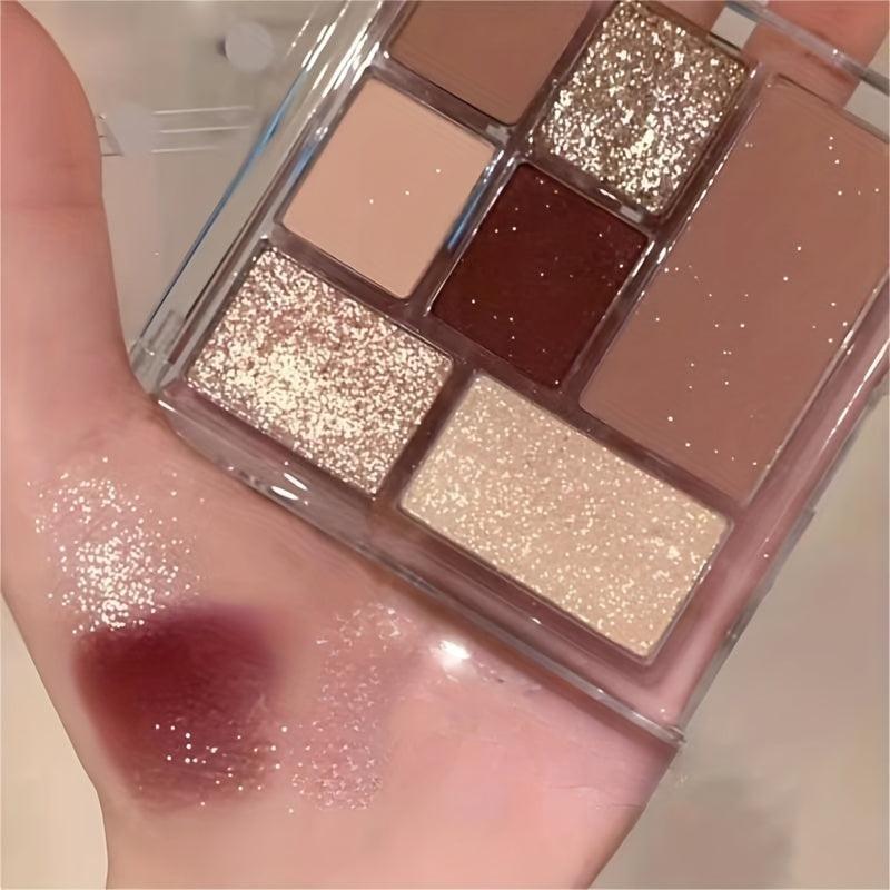 7 Eyeshadow Palette Earth Tone Pearly & Matte Finish