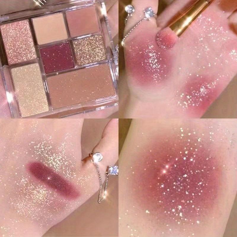 7 Eyeshadow Palette Earth Tone Pearly & Matte Finish