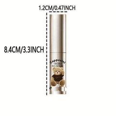 6-Color Moisturizing Lip Gloss with Little Bear Embellishment