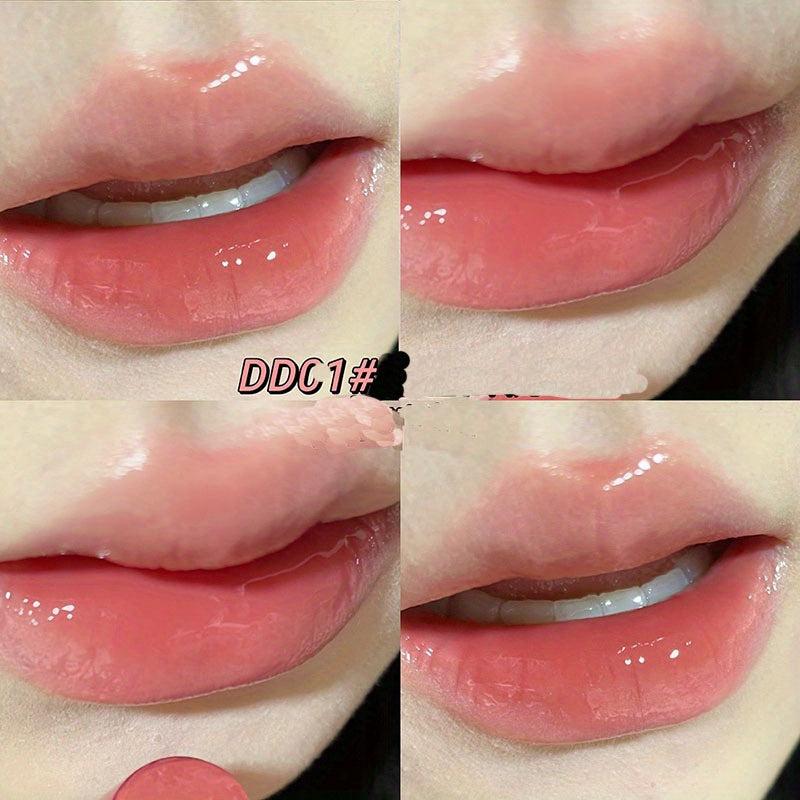 6-Color Moisturizing Lip Gloss with Little Bear Embellishment