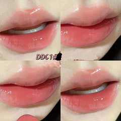 6-Color Moisturizing Lip Gloss with Little Bear Embellishment