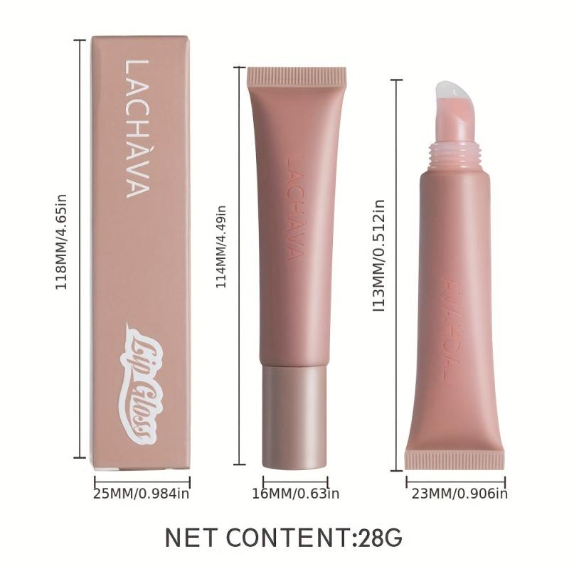 Honey Pearlescent Glitter Lip Glaze Moisturizing Lip Plumper