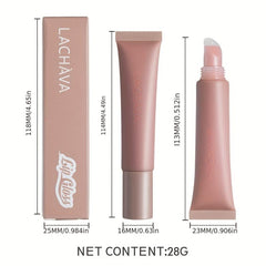 Honey Pearlescent Glitter Lip Glaze Moisturizing Lip Plumper