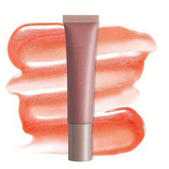 Honey Pearlescent Glitter Lip Glaze Moisturizing Lip Plumper