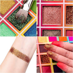 99 Colors Shimmer Eyeshadow Palette Matte Glitter Long Lasting