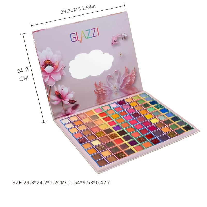99 Colors Shimmer Eyeshadow Palette Matte Glitter Long Lasting