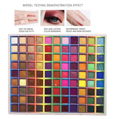 99 Colors Shimmer Eyeshadow Palette Matte Glitter Long Lasting