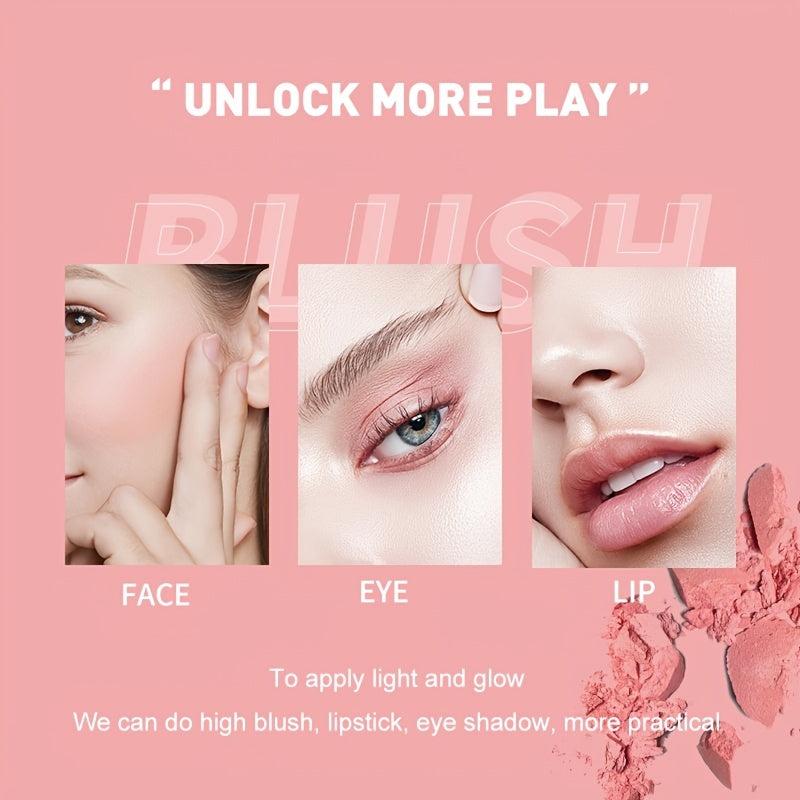 Pudaier Soft Matte Monochrome Blusher for Natural Look
