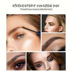 Waterproof Eyebrow Gel Natural Eyebrow Cream Tinted Long Lasting Cosmetic