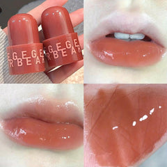 Hydrating Lipstick with Mirror Glow - Long Lasting Plumping Effect