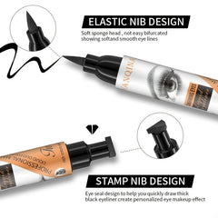 Winged Eyeliner Stamp Double Headed Eye Seal Stick Waterproof