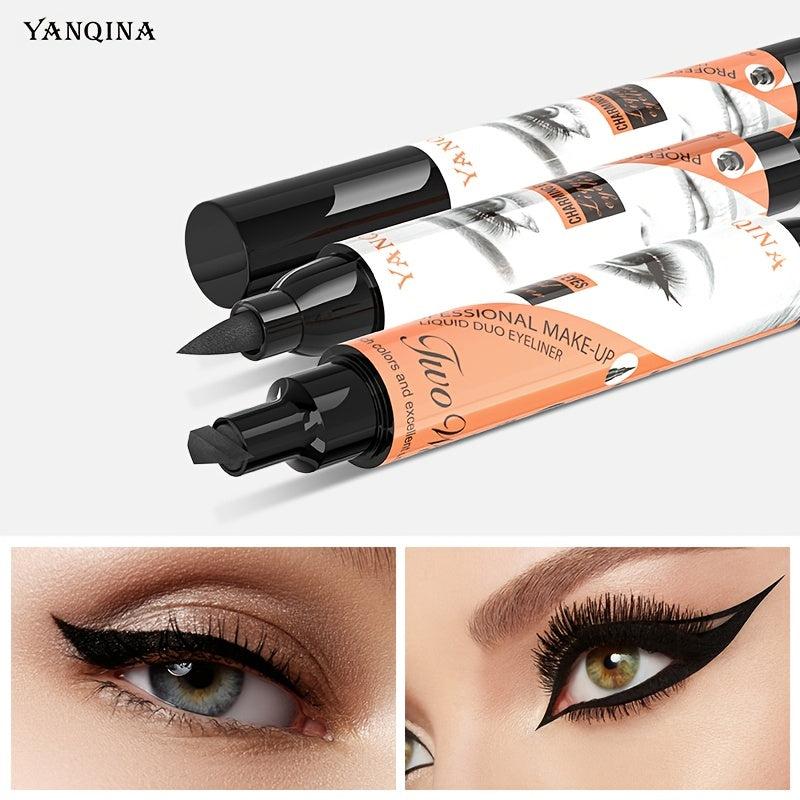 Winged Eyeliner Stamp Double Headed Eye Seal Stick Waterproof
