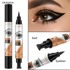 Winged Eyeliner Stamp Double Headed Eye Seal Stick Waterproof