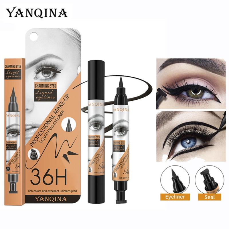 Winged Eyeliner Stamp Double Headed Eye Seal Stick Waterproof