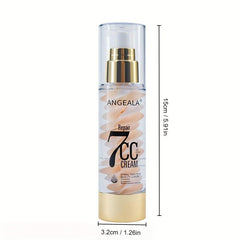 Two Tone Spiral Makeup Primer CC Cream Even Skin Tone Full Coverage Long Lasting