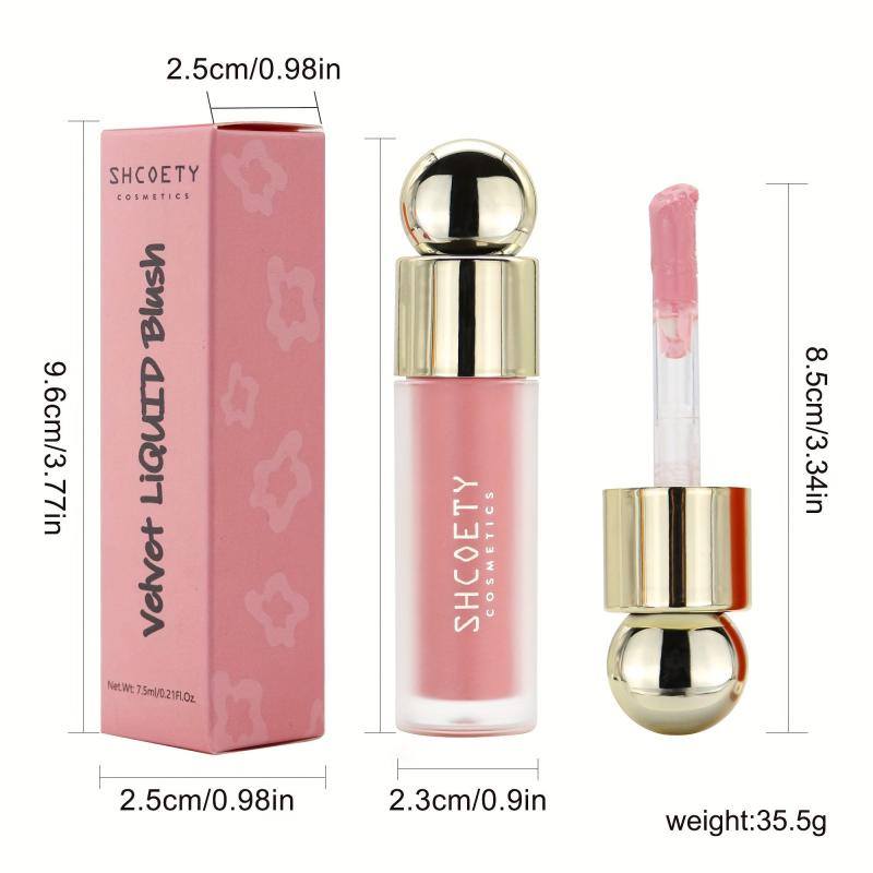 Matte Liquid Blush Long Lasting Lipstick Lip Glaze Blush Dual Purpose