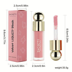 Matte Liquid Blush Long Lasting Lipstick Lip Glaze Blush Dual Purpose