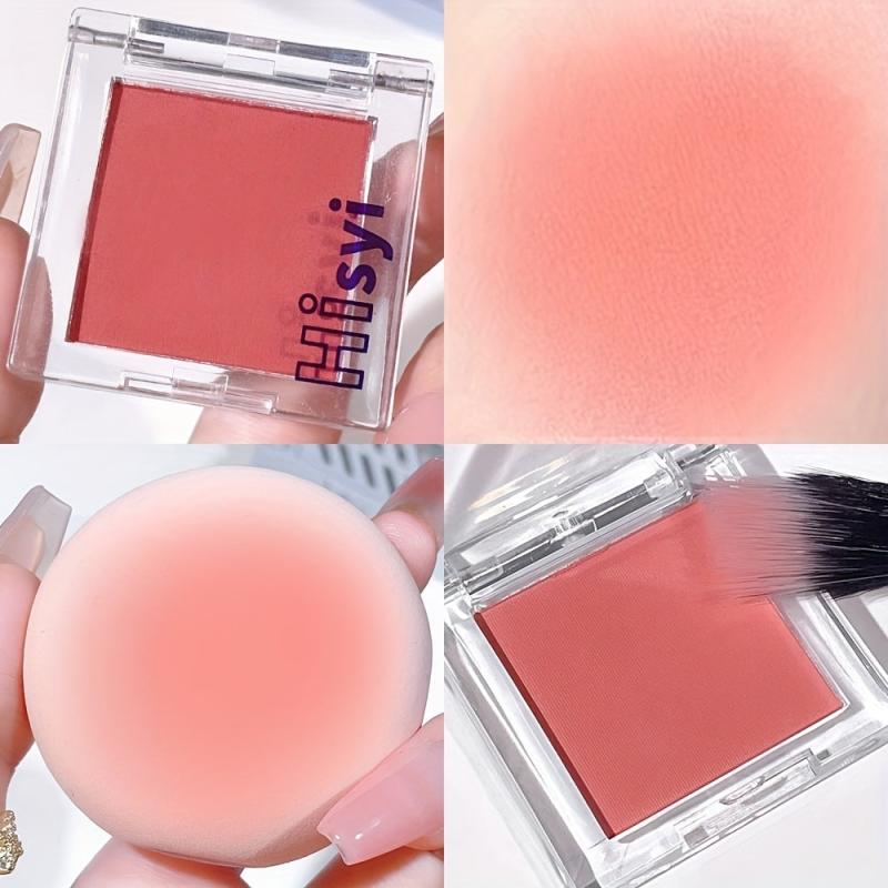 Breathable Matte Blush Red Delicate Silky Vitality Rendering Blush
