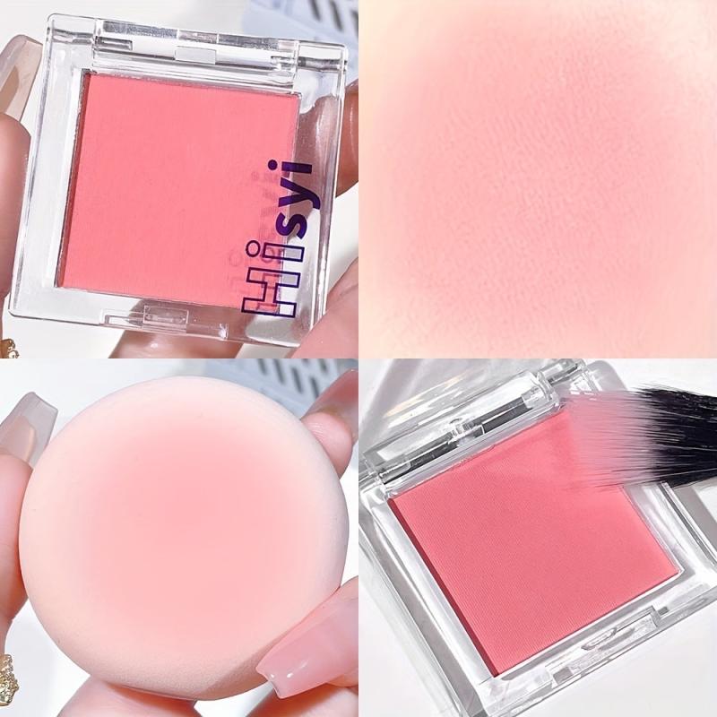 Breathable Matte Blush Red Delicate Silky Vitality Rendering Blush