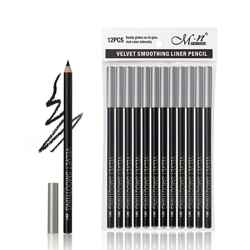 12pcs Eyeliner Pencil Set Waterproof Long-lasting Gel