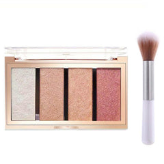 4 Highlighter Palette: Shine Bright & Glow!
