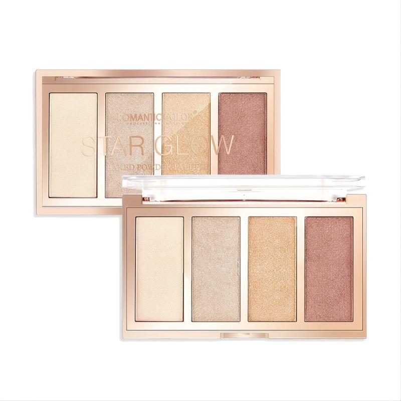 4 Highlighter Palette: Shine Bright & Glow!