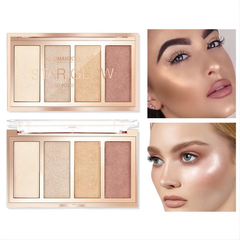 4 Highlighter Palette: Shine Bright & Glow!