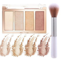 4 Highlighter Palette: Shine Bright & Glow!