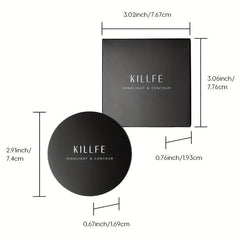 Long Lasting Highlighter and Bronzer Palette Matte Powder for Contouring
