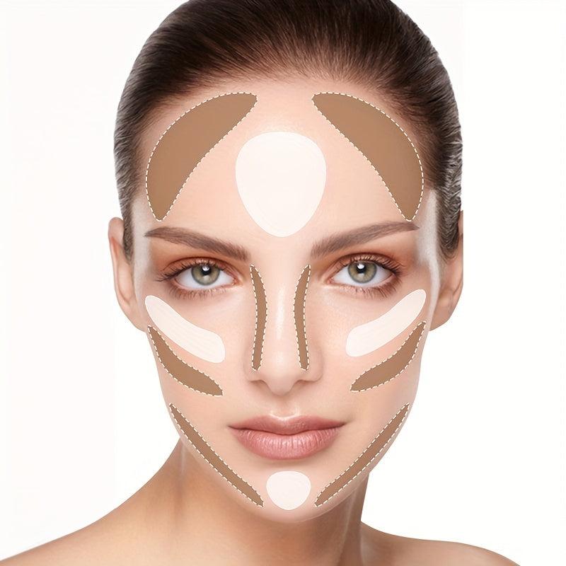 Long Lasting Highlighter and Bronzer Palette Matte Powder for Contouring